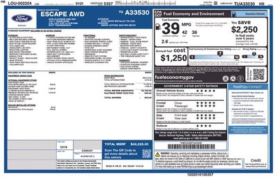 2026 Ford Escape Hybrid Platinum