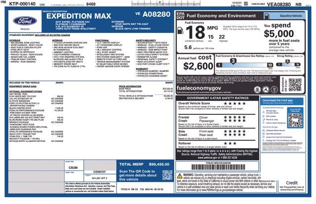 2027 Ford Expedition Max Platinum In-Transit