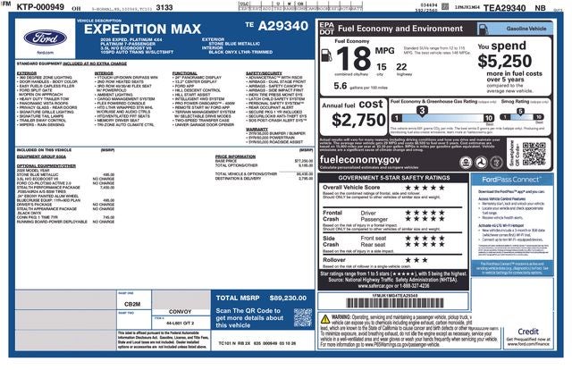 2026 Ford Expedition Max Platinum In-Transit