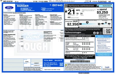 2026 Ford Ranger XLT In-Transit