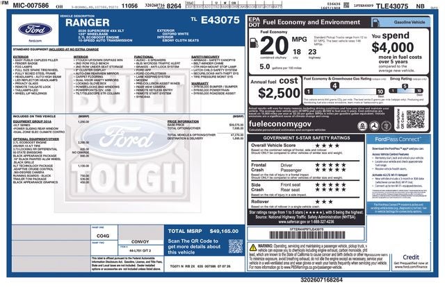 2026 Ford Ranger XLT In-Transit
