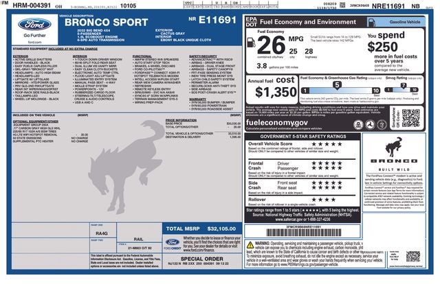 2022 Ford Bronco Sport Big Bend