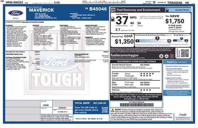 2026 Ford Maverick XLT In-Transit