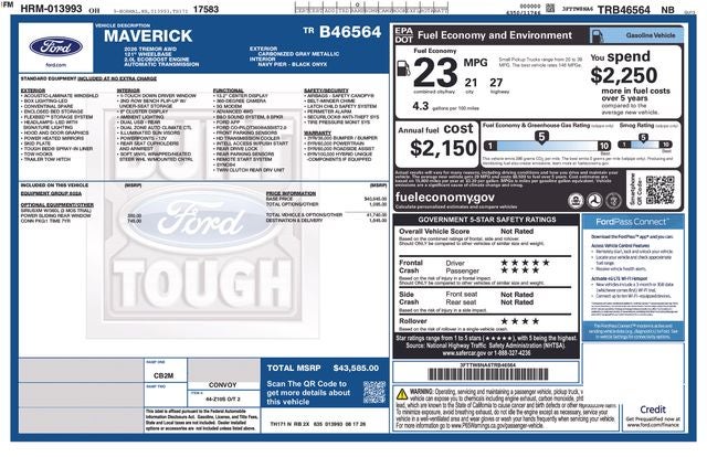2026 Ford Maverick Tremor In-Transit