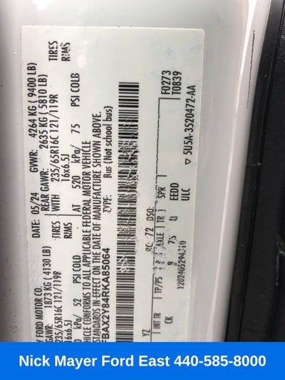 2024 Ford Transit-350 XLT 15 Passenger
