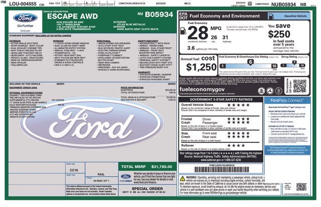 2022 Ford Escape SE