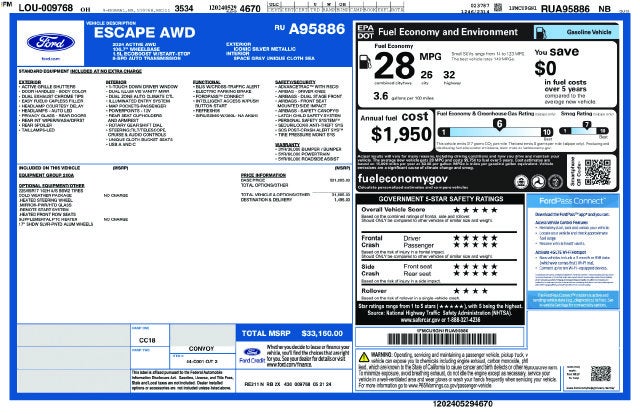 2024 Ford Escape Active