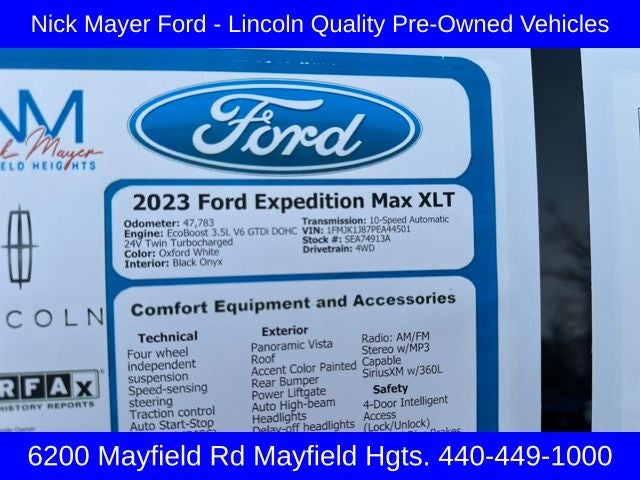 2023 Ford Expedition Max XLT