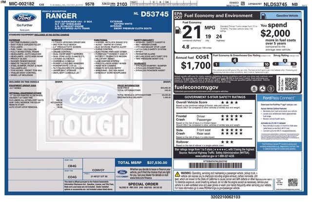 2022 Ford Ranger XLT