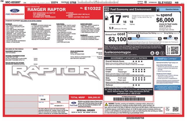 2025 Ford Ranger Raptor