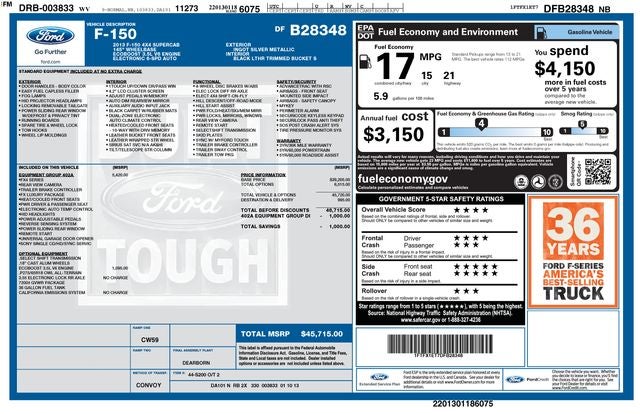 2013 Ford F-150 FX4