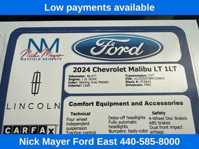 2024 Chevrolet Malibu LT 1LT