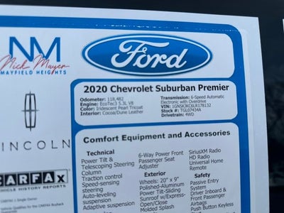 2020 Chevrolet Suburban Premier