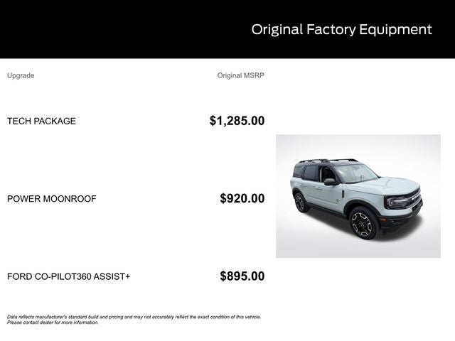 2023 Ford Bronco Sport Outer Banks