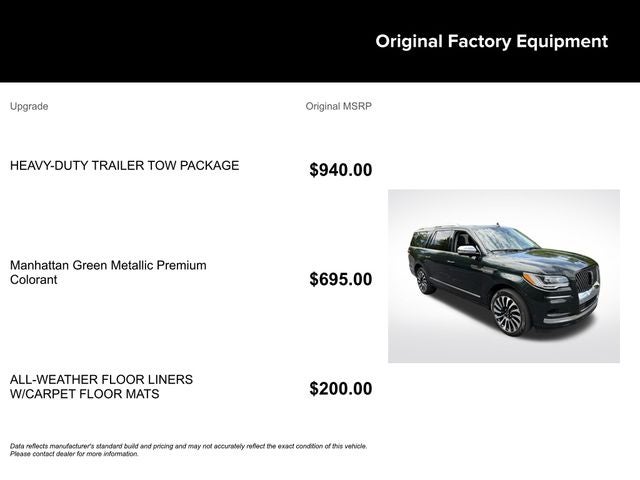 2022 Lincoln Navigator L Black Label