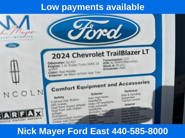 2024 Chevrolet TrailBlazer LT