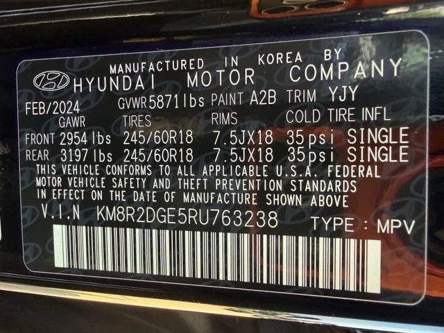 2024 Hyundai Palisade SEL 7 Passenger