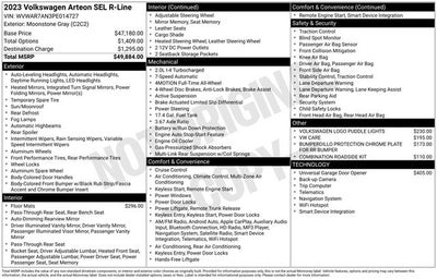 2023 Volkswagen Arteon 2.0T SEL R-Line