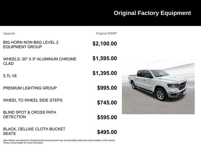 2019 RAM 1500 Big Horn/Lone Star