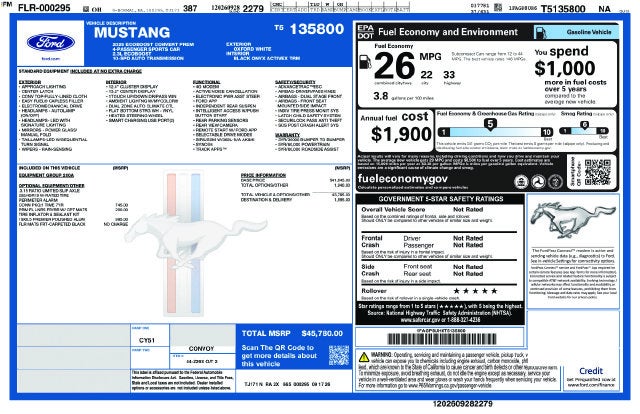 2026 Ford Mustang EcoBoost Premium