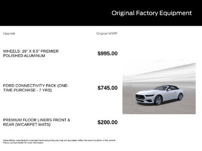 2026 Ford Mustang EcoBoost Premium