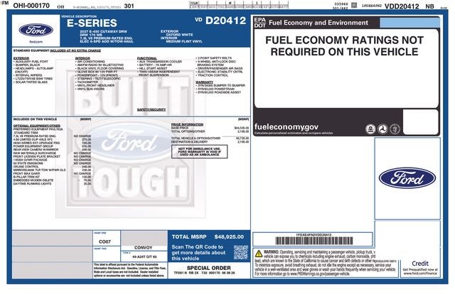 2027 Ford E-450SD Base DRW
