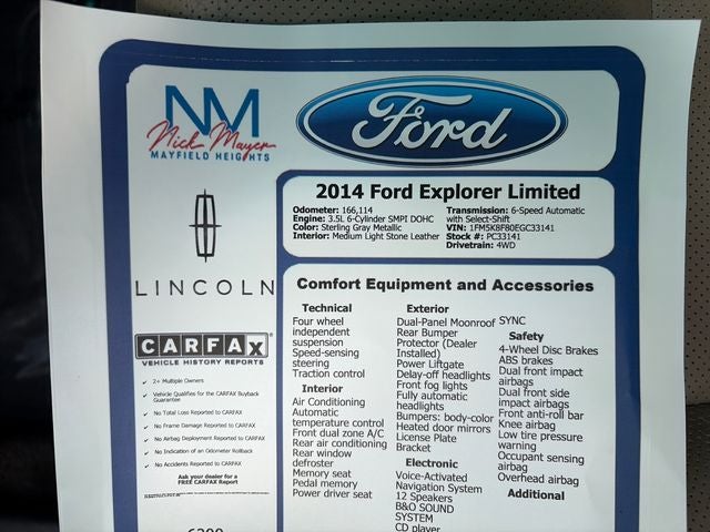 2014 Ford Explorer Limited