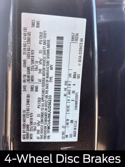 2018 Ford Escape Titanium