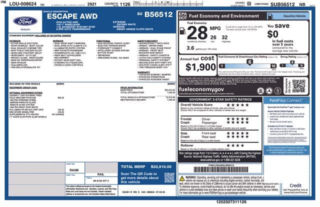 2025 Ford Escape Active