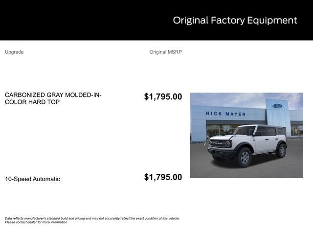 2026 Ford Bronco Big Bend