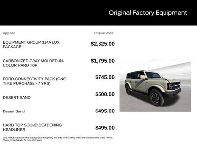 2026 Ford Bronco Outer Banks