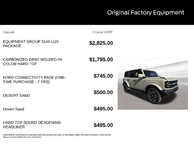 2026 Ford Bronco Outer Banks