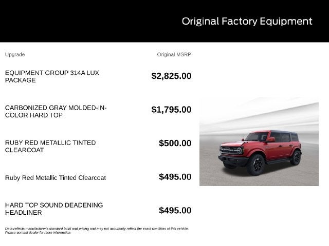 2026 Ford Bronco Outer Banks