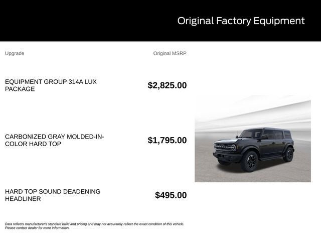 2026 Ford Bronco Outer Banks