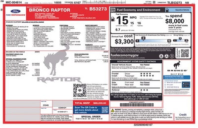 2026 Ford Bronco Raptor