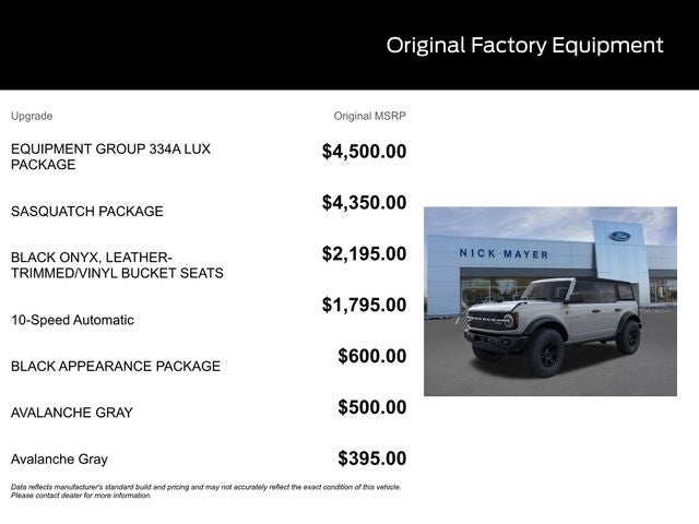 2026 Ford Bronco Badlands