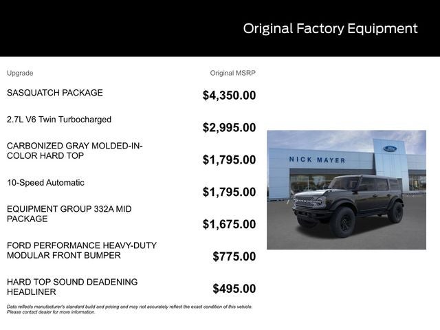 2026 Ford Bronco Badlands