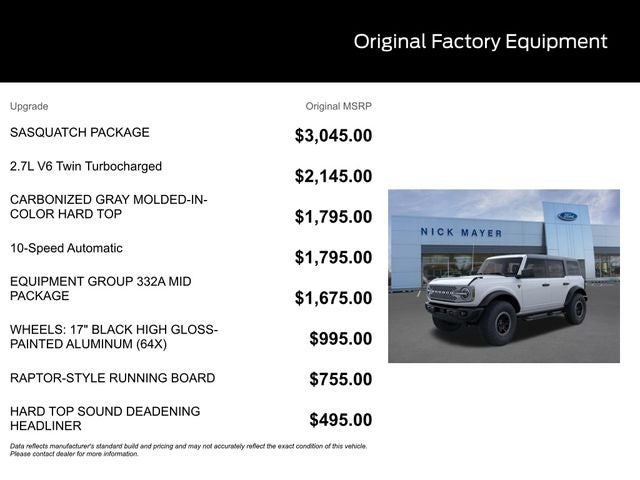2025 Ford Bronco Badlands