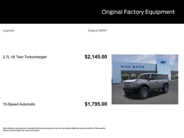 2025 Ford Bronco Badlands