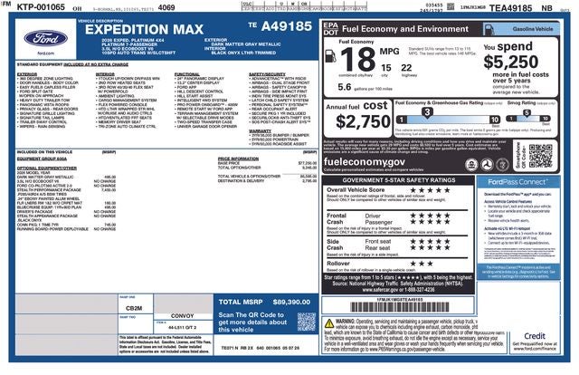 2026 Ford Expedition Max Platinum IN-TRANSIT
