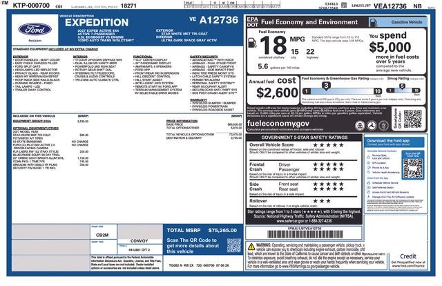 2027 Ford Expedition Active IN-TRANSIT