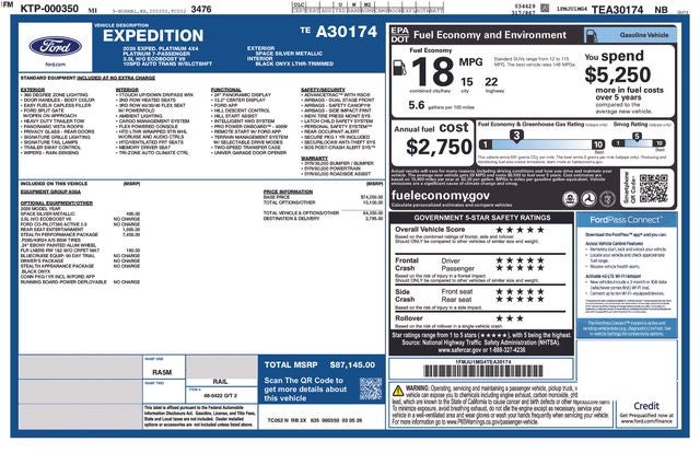 2026 Ford Expedition Platinum