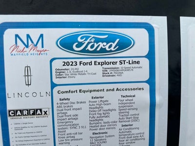2023 Ford Explorer ST-Line