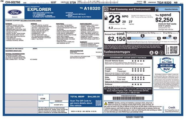 2026 Ford Explorer Active