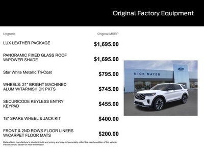 2026 Ford Explorer Platinum