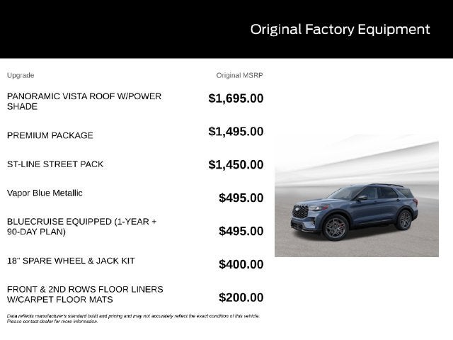 2027 Ford Explorer ST-Line