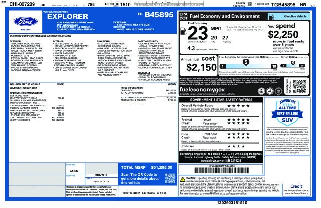 2026 Ford Explorer ST-Line MANAGER DEMO