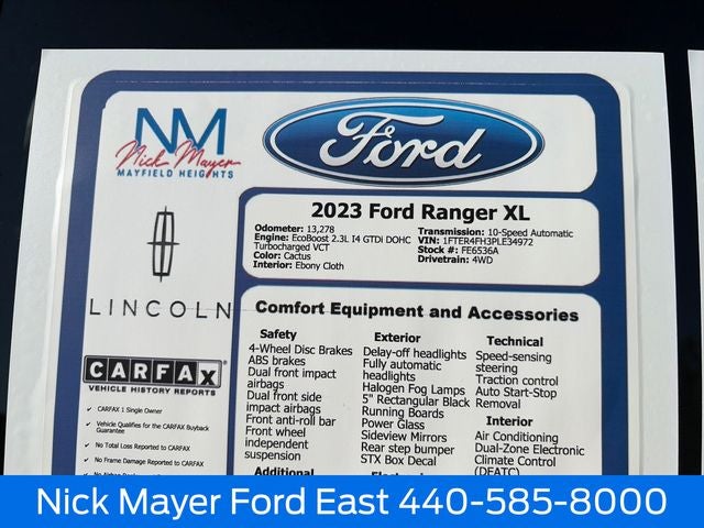 2026 Ford Ranger XLT