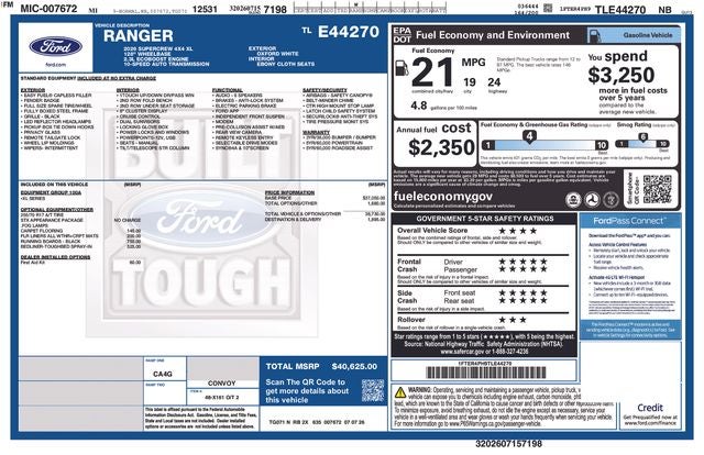 2026 Ford Ranger XL