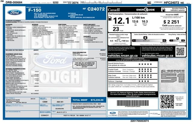 2017 Ford F-150 Lariat